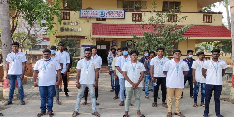 Police Volunteer at TN Election 2022